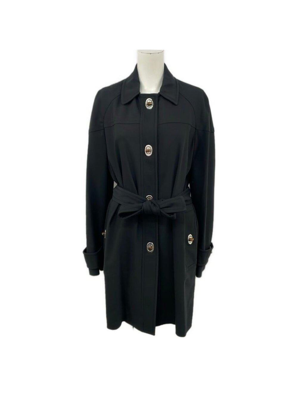 Gucci Coat M Black Bamboo Autumn Items